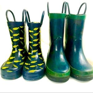 Rain Boots boys size 6 7/8